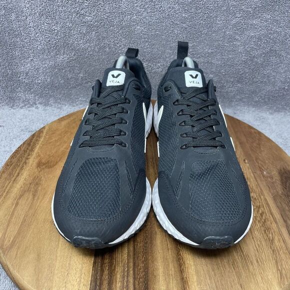 VEJA Condor 2 Alveomesh Shoes Men's Size 8 Black/White Athletic Trainer Sneakers - Picture 2 of 9